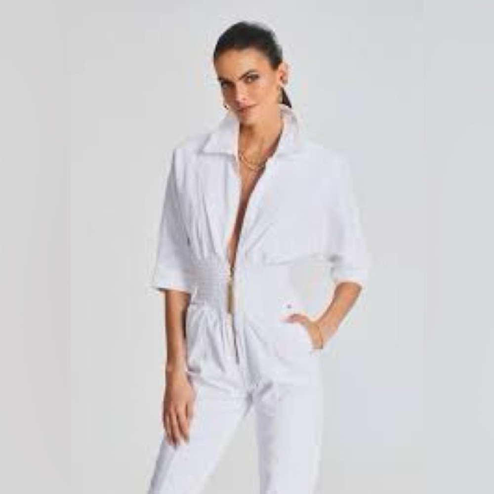 Retrofete‎ Ellis Denim Jumpsuit - Picture 2 of 9